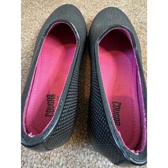 COUGAR RUBY RAIN SHOE BLACK SNAKE WOMEN'S SIZE 8 - Picture 4 of 15